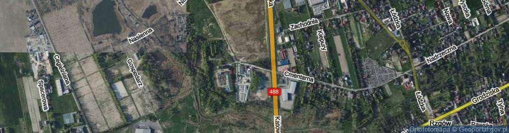 Zdjęcie satelitarne Stawowa ul.