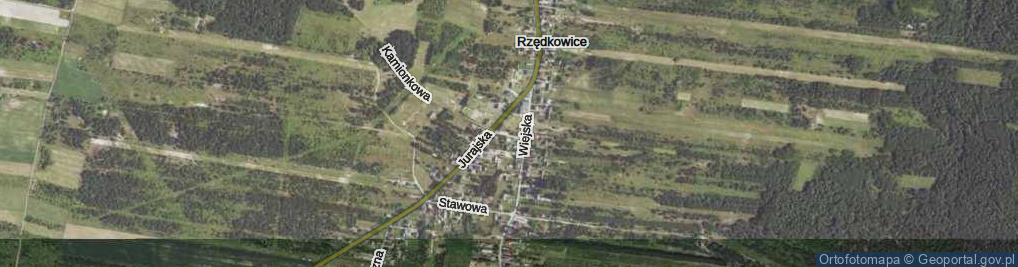 Zdjęcie satelitarne Strażacka ul.