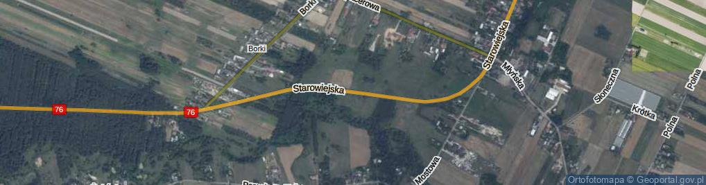 Zdjęcie satelitarne Starowiejska ul.