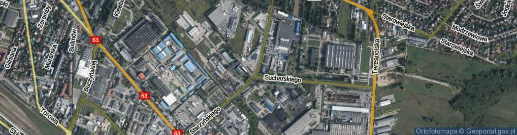 Zdjęcie satelitarne Starzyńskiego Stefana ul.