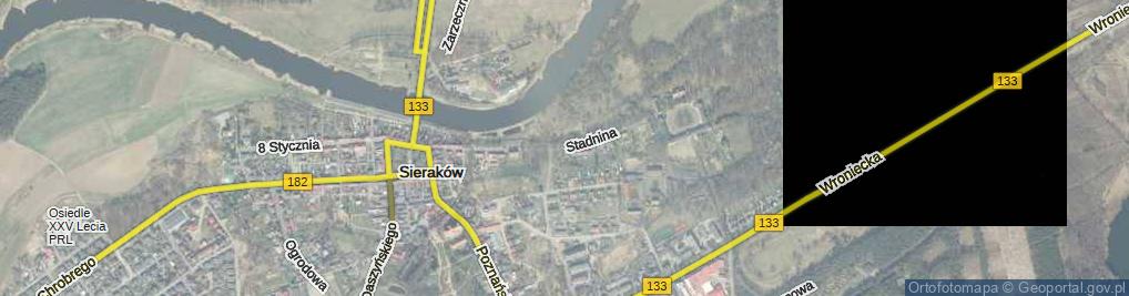 Zdjęcie satelitarne Stadnina ul.