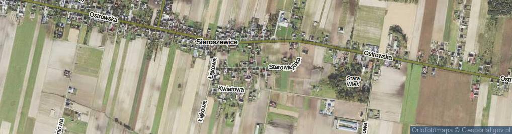 Zdjęcie satelitarne Starowiejska ul.