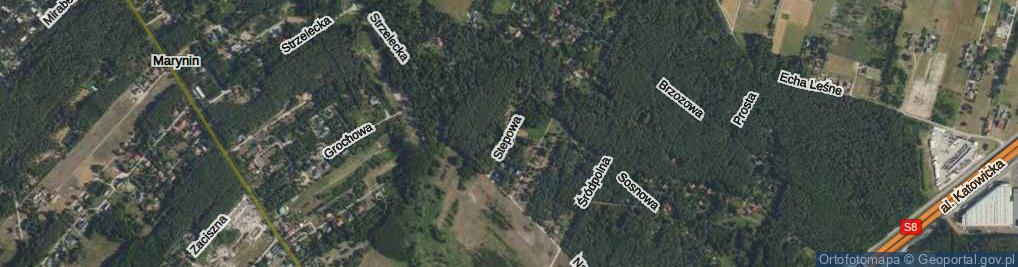 Zdjęcie satelitarne Stepowa ul.