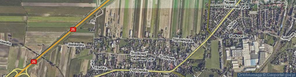 Zdjęcie satelitarne Starowiejska ul.