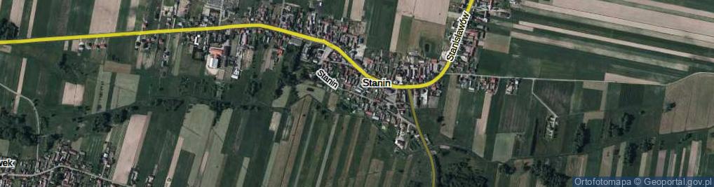 Zdjęcie satelitarne Stanin ul.