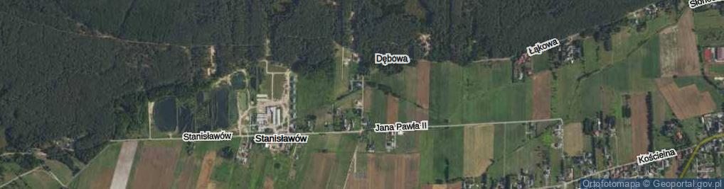 Zdjęcie satelitarne Stanisławów ul.