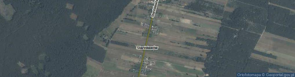 Zdjęcie satelitarne Stanisławów ul.