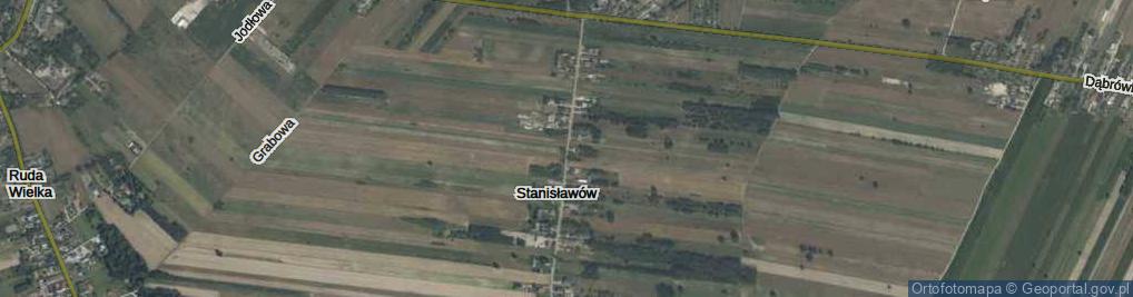Zdjęcie satelitarne Stanisławów ul.