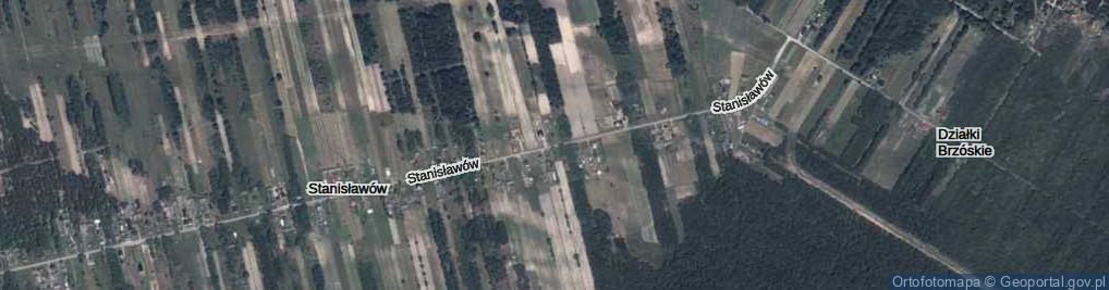 Zdjęcie satelitarne Stanisławów ul.