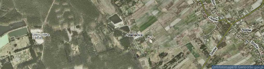 Zdjęcie satelitarne Stanięcice ul.