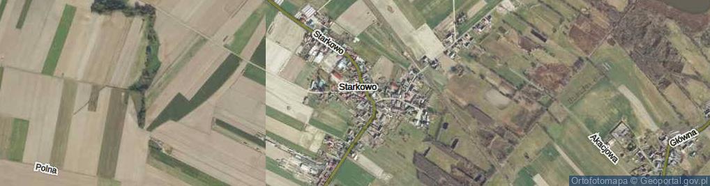 Zdjęcie satelitarne Starkowo ul.