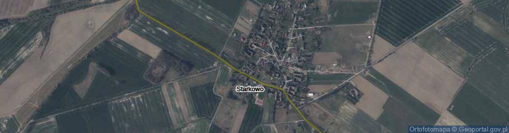 Zdjęcie satelitarne Starkowo ul.