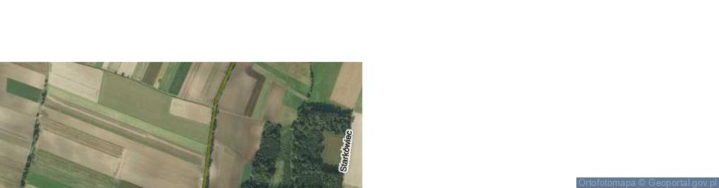 Zdjęcie satelitarne Starkówiec ul.