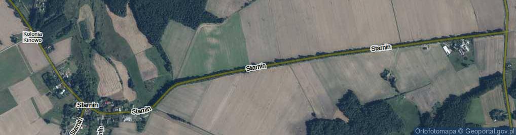 Zdjęcie satelitarne Starnin ul.