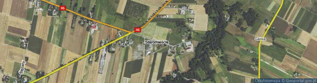 Zdjęcie satelitarne Staromieście ul.