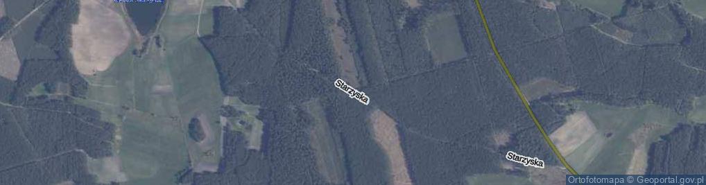Zdjęcie satelitarne Starzyska ul.