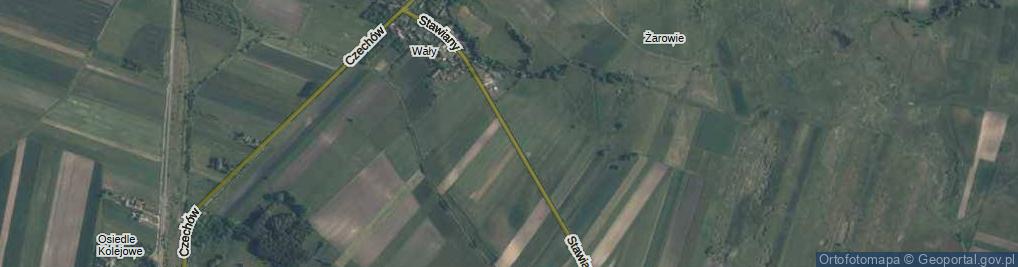 Zdjęcie satelitarne Stawiany ul.