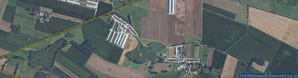 Zdjęcie satelitarne Stawiszyn-Zwalewo ul.