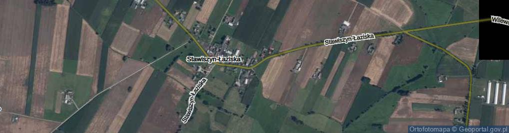 Zdjęcie satelitarne Stawiszyn-Łaziska ul.
