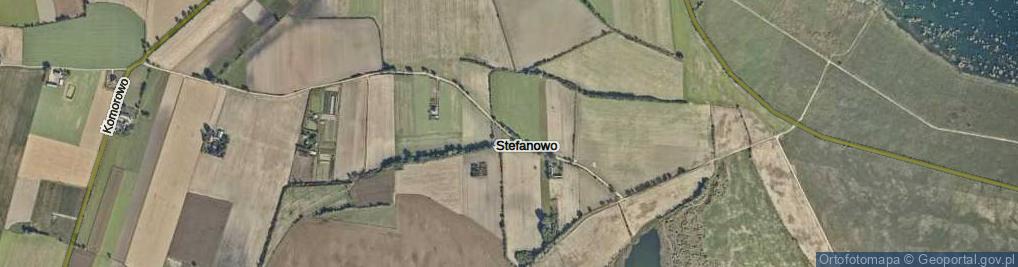 Zdjęcie satelitarne Stefanowo ul.