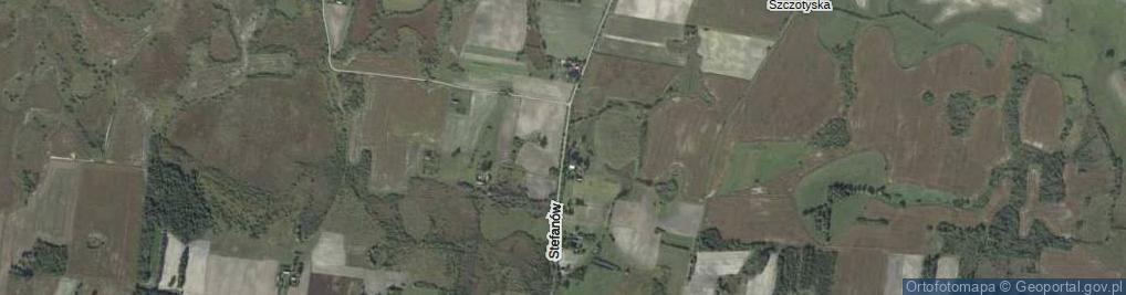 Zdjęcie satelitarne Stefanów ul.