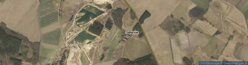 Zdjęcie satelitarne Stefanów ul.