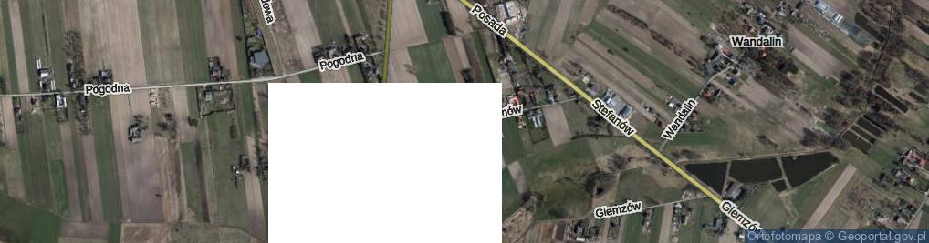 Zdjęcie satelitarne Stefanów ul.