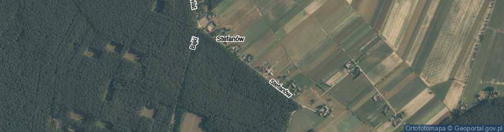 Zdjęcie satelitarne Stefanów ul.
