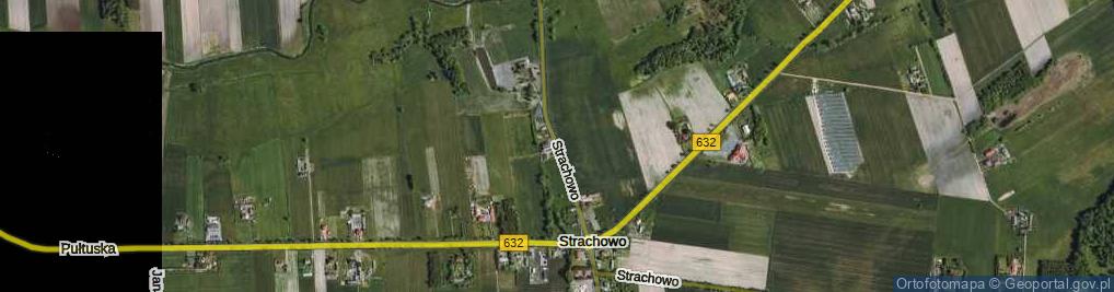 Zdjęcie satelitarne Strachowo ul.