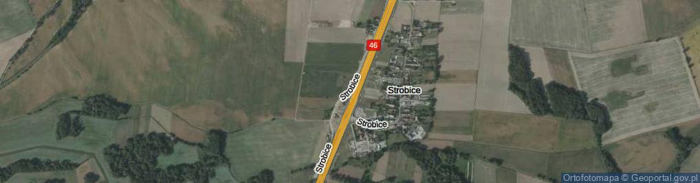 Zdjęcie satelitarne Strobice ul.