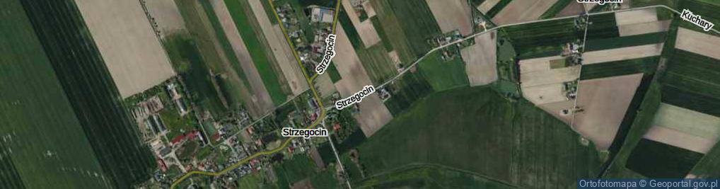 Zdjęcie satelitarne Strzegocin ul.