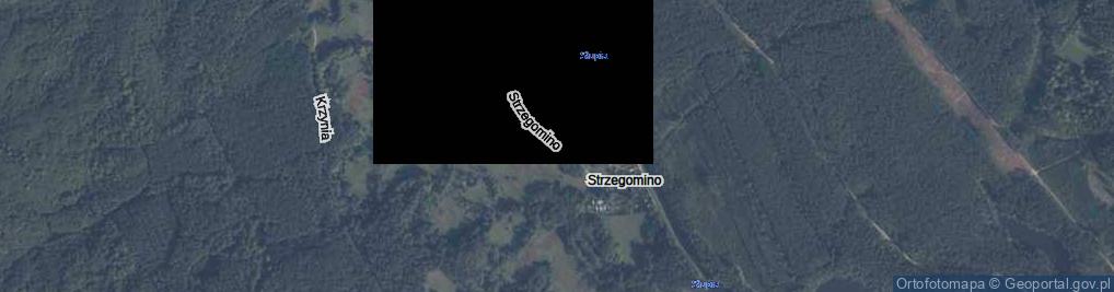 Zdjęcie satelitarne Strzegomino ul.