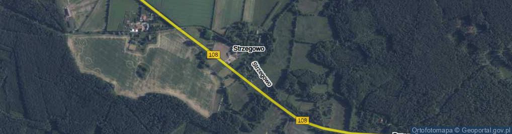 Zdjęcie satelitarne Strzegowo ul.