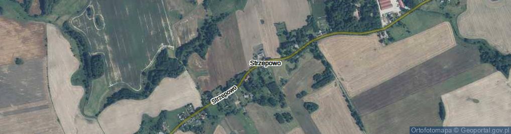 Zdjęcie satelitarne Strzepowo ul.
