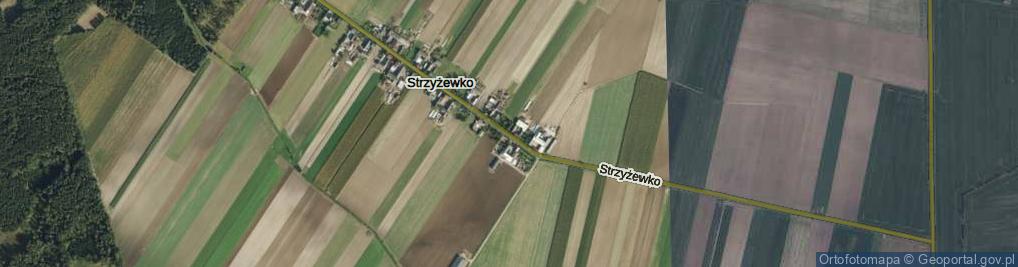 Zdjęcie satelitarne Strzyżewko ul.