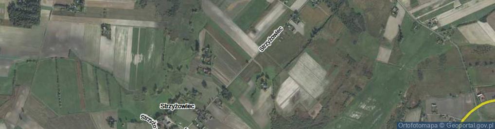 Zdjęcie satelitarne Strzyżowiec ul.