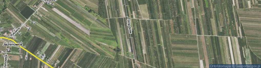 Zdjęcie satelitarne Strączków ul.