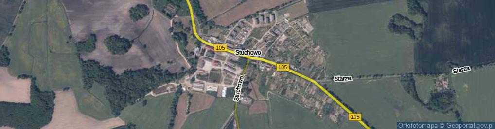 Zdjęcie satelitarne Stuchowo ul.