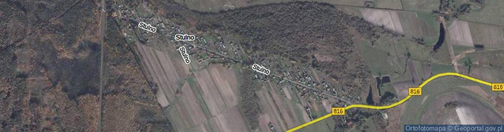 Zdjęcie satelitarne Stulno ul.