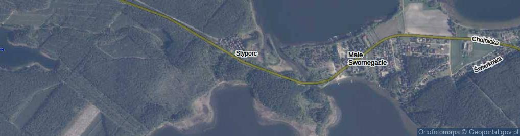 Zdjęcie satelitarne Styporc ul.