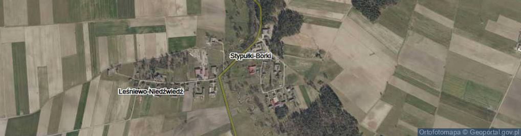 Zdjęcie satelitarne Stypułki-Borki ul.
