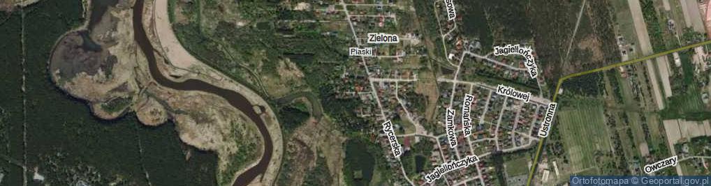 Zdjęcie satelitarne Starorzeczna ul.