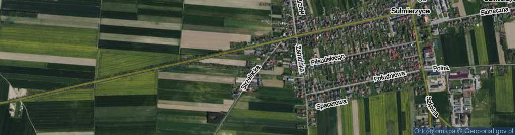 Zdjęcie satelitarne Strzelecka ul.