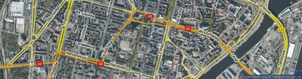 Zdjęcie satelitarne Stoisława ul.