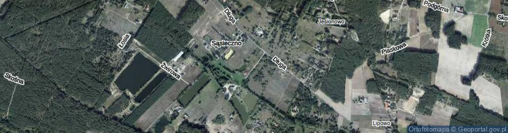 Zdjęcie satelitarne Stawy ul.