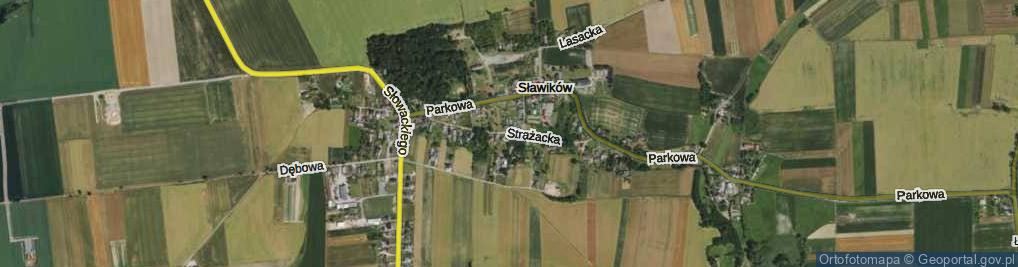 Zdjęcie satelitarne Strażacka ul.