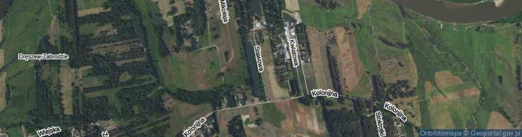 Zdjęcie satelitarne Stawowa ul.