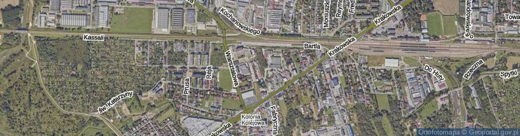 Zdjęcie satelitarne Strusińska ul.