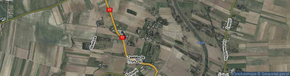 Zdjęcie satelitarne Stróżańska ul.