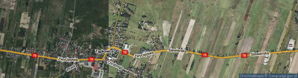 Zdjęcie satelitarne Stokrotek ul.